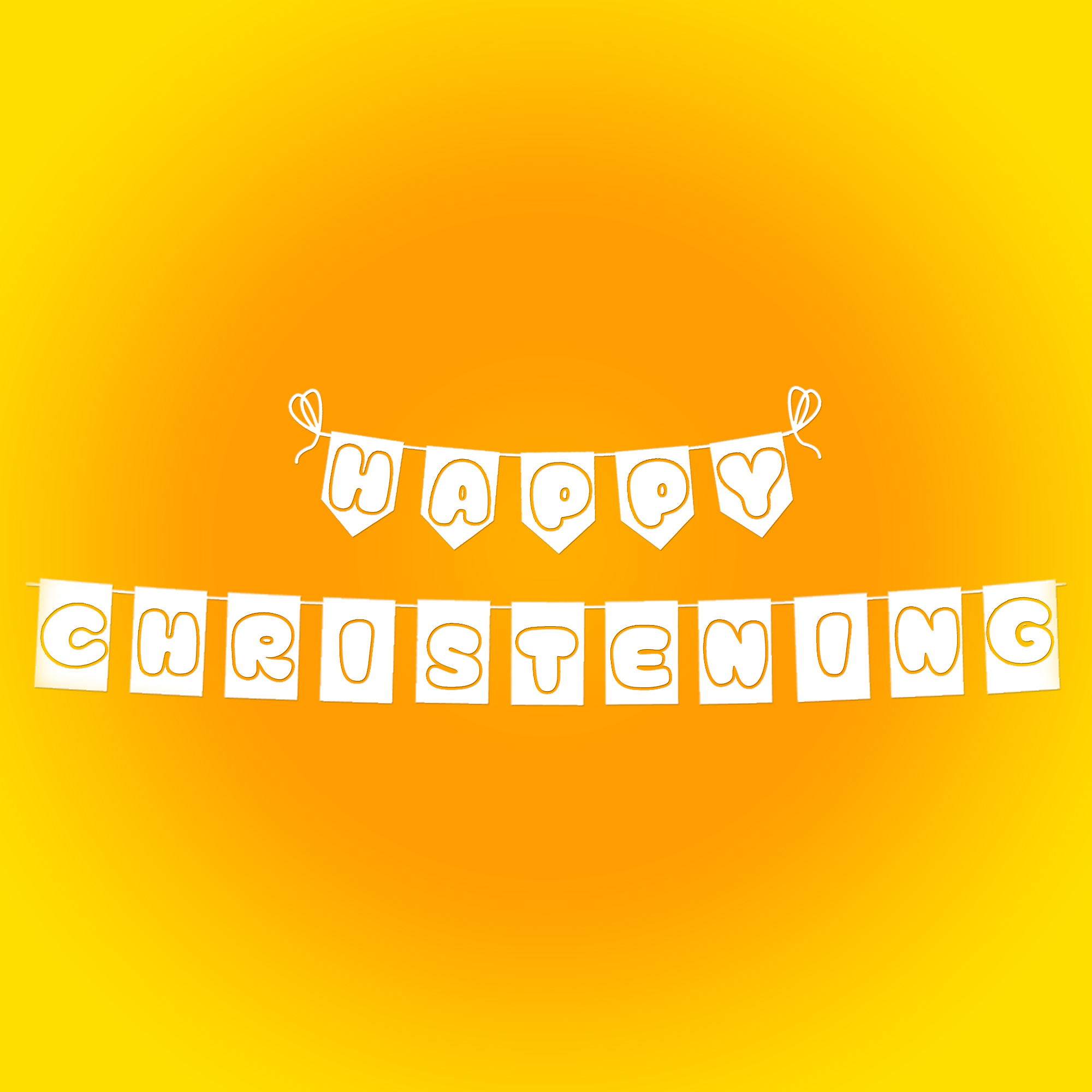 HAPPY CHRISTENING BANNER PN-CB-1893